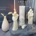 3D Abstract Human Body Candle Mold Silicone, Diy Life Series Molds For Candle Making, Aroma Soy Wax Handmade Soap Polymer Clay Plaster Epoxy Resin Moulds For Home Decor Gifts 3D DIY Silicone Candle Molds. 