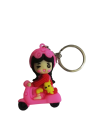 Doll/ Guriya Rubber/silicone keychain for girls. 