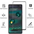 Google Pixel 7 Screen Glass Protector HD Edge to Edge Full Glue Tempered Glass For Pixel 7 - Black. 