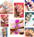 12 Pieces Airbrush Stencils Nail Stickers French Nail Decals Printing Nail Stencil Tool DIY for Women Manicure Decoration. 