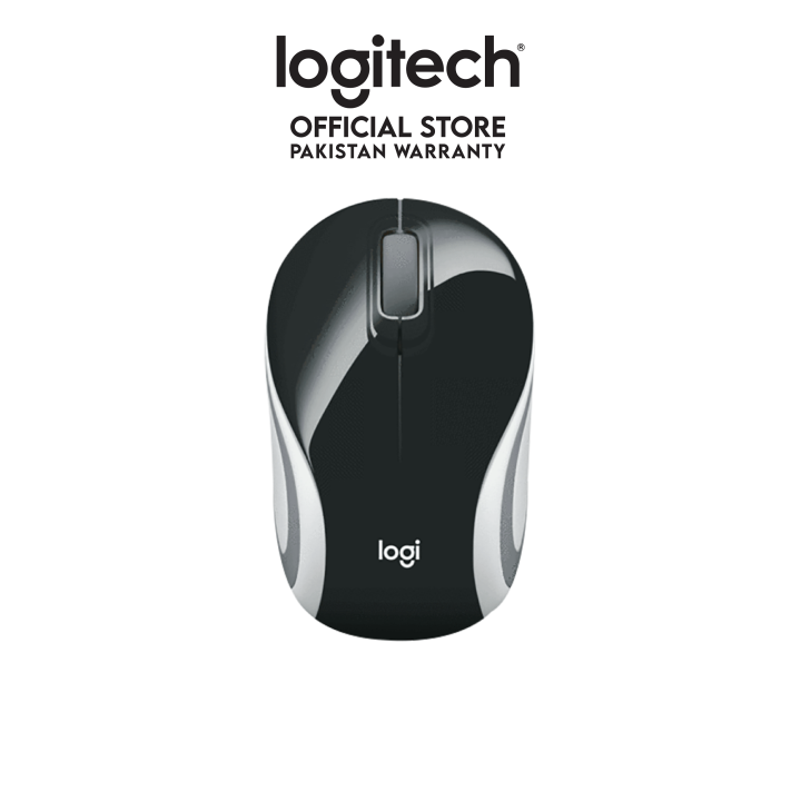 Logitech M187 Ultra Portable Wireless Mouse, 2.4 GHz with USB Receiver, 1000 DPI Optical Tracking, 3-Buttons, PC / Mac / Laptop