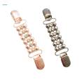 Sweater Clips Fastener Buckle Fashion Cardigan Link Chain Cardigan Clip Rose Gold. 