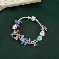 Disney Marvel Movie Peripheral Jewelry Winnie the Pooh Bear The Little Mermaid Moana Stitch Charm Bracelets For Women Girl Gift Dinner Ronvsa. 