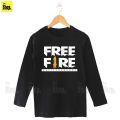 The Shop - Multicolors FREE FIRE T Shirt For Men & Women, Round Neck Full Sleeves T-Shirt - FS-MC1. 