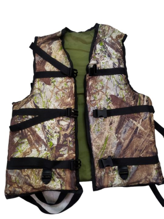 Camouflage Color Best Quality Fabric ,Strips ,and  buckle Life Jacket