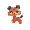 LPS pet shop toys Original animal PERSIAN YELLOW cat cute kitty with green eyes lovely anime toys for kids. 
