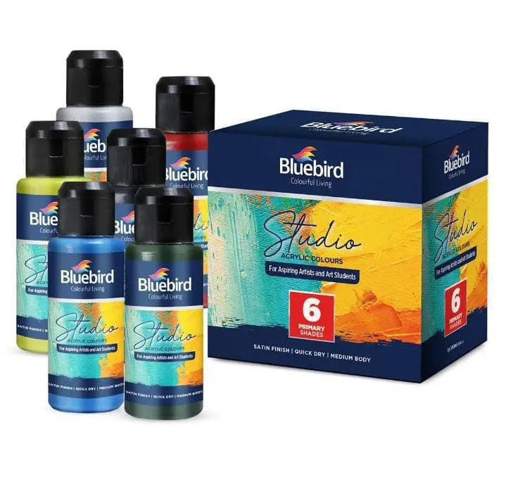 the invisible decrease – artofit Images High Quality... Bluebird Studio Acrylic Colours – 100 ml – Set of 6 Primary | Daraz.pk