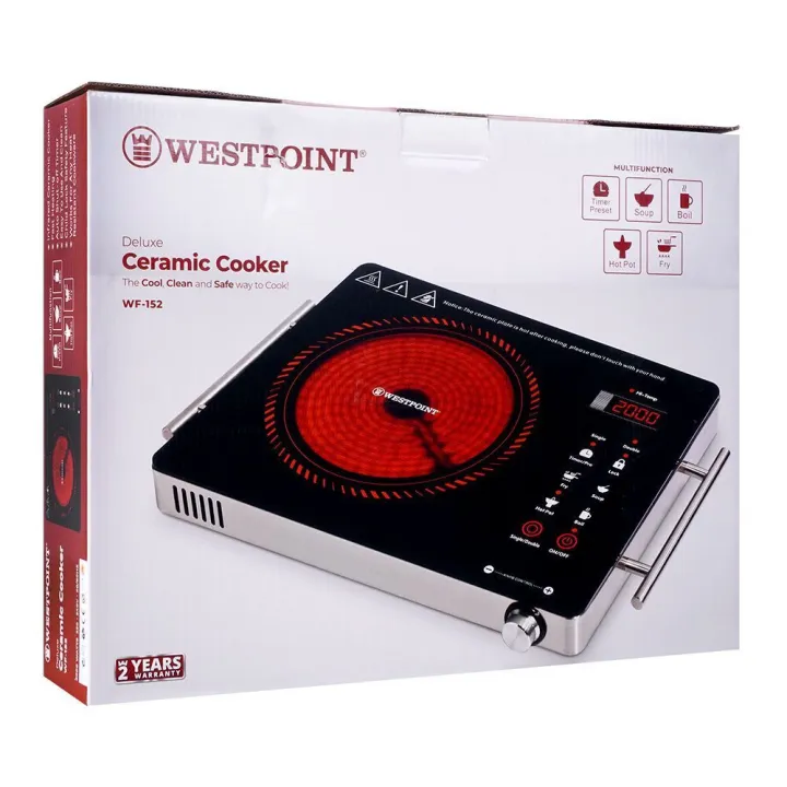 Westpoint Deluxe Ceramic Cooker (WF-152)- induction cookers- high ...