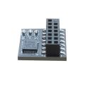 TPM 2.0 Encryption Security Module Remote Card 14 Pin SPI TPM2.0 Security Module for ASUS Motherboard. 