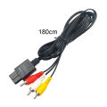 Av Cable for Lcd Led Tv Enhance Gaming Experience with Audio Line Hd-compatible Av Cable for N64/game Cube/super-nintendo Perfect for Southeast Asian Gamers Composite Video Audio Cable for Monitor. 