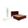 Double BED FERGUSON  WITH STORAGE WITHOUT MATTRESS. 