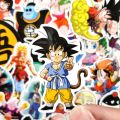 10 Pcs/Pack TV Show DRAGON BALL Z Anime Cartoon Waterproof Stickers for Laptop Mobile Guitar Bicycle Car Fridge Skateboard PC TV. 
