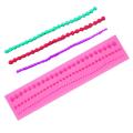 DIY String Pearl Paste Bead Clay Mold Fondant Cake Silicone Pastry Tool Decor. 