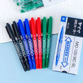 1/4Pcs Permanent Marker Double Head Indelible Marking Pen Waterproof Ink Fine Spot Ink Color Paint Marker Pens. 