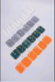 6 piece Hook patti ,wall hook patti,self adhesive hook. 