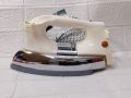 National Iron | Automatic Dry Electric Iron | Non-Stick Coated Soleplate | Adjustable Thermostatic Control | Heavyweight and Fast Heating | 360° Swivel Cord | Anti-Drip System | 2-Year Warranty. 