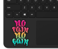 No Pain No Gain Sticker, Peel and Stick, HD Print and Laminated Vinyl Sticker Waterproof non-tear Stickers, Bike Stickers, Car Stickers, Mobile Sticker, Home Decoration Stickers, Scratch Protection Sticker. 