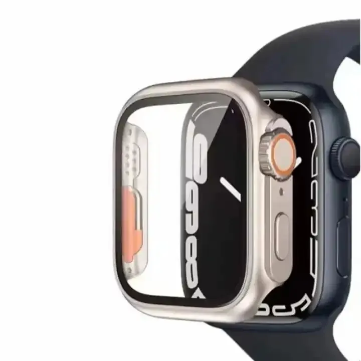 Watch Series 8 Ultra Converter Case Protector for Applee Watch Series 1/2/3/4/5/6/7/8 - Fits 45MM, 44MM, and 41MM Apple Watches Watch Converter Case Apple Watch Conversion Case Universal Watch Case Adapter Watch Size Converter Multifunctional Watch Case