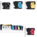 Replacement Brother LC1100HY   Printer ink cartridge - High Yield - 1 x Black,yellow, cyan, magenta (Pack—4)  750 pages - blister packed for DCP-6690CW MFC-5890CN SEALED. 