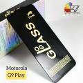 Motorola Moto G9 Play - Oleophobic coated OG Gorilla Glass - Most Premium Quality - Full Coverage Tempered Glass - Extra Smooth touch - With Cleaning Wipes. 