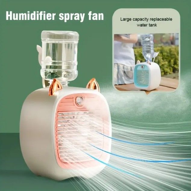 🔋💨📱 Active Style Rechargeable Mini Air Conditioner Fan Portable & Cool ...