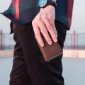 SHUJIN Short Men Wallets Luxury Designer High Quality Pu Leather Vintage Male Wallet Credit Card Holders Small Men's Purse. 