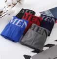 Pack Of 3 Men Logo Boxer For Men Original - Keep It Original And Comfy With Logo Boxers- Breathable And Comfortable. 