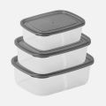 Appollo Crisper Food Container 3pcs Set (S/M/L). 