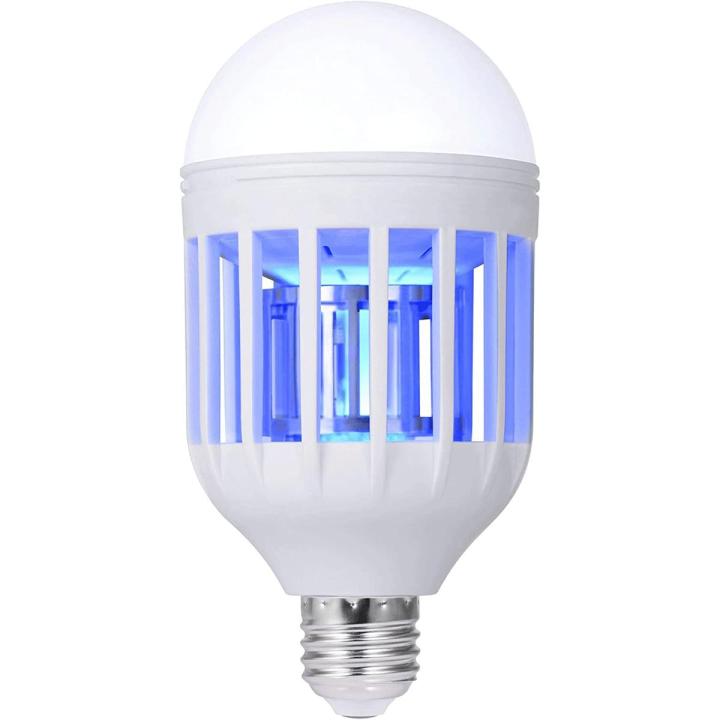 GREENSTRIKE LED Zapping Light Bulb 2 in 1 Mosquito led Zapper and Light Bulb Lamp-Led Electronic Insect & Fly Zapper Keeps Bugs Away Attracts & Zaps All Type of Insects Universal Fit