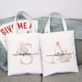 Personalized Wedding Shoulder Bag Maid of Honor Custom Name Handbag Bridal Bachelorette Party Gifts Bride Bridesmaid Tote Bags. 