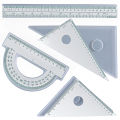 Protractor Mold Flexible BPA Free Triangle Ruler Protractor Mold. 