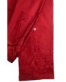 Fashion Cotton Trousers Red Color Straight Trousers Bottom Embroidery Fashion Cotton Trousers for Women and girls Cotton Embroidered Medium Size Embroidered Pants Trouser For Girls. 