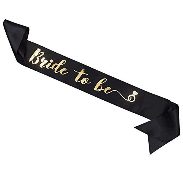 Bride%20to%20Be%20Sash%20-%20Bachelorette%20Party%20Sash%20Bridal%20Shower%20Hen%20Party%20Wedding%20Decorations%20Party%20Favors%20Accessories%20(Black%20with%20Gold%20Lettering)%20-%20Image%204