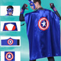 【wenfangdianpu】MARVEL Superhero Cape Cosplay Toy Children Halloween Party Dressing Up Batman Costumes Cartoon Birthday Game Supplies Mask. 