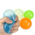 NEW BIG SIZE! 6.5cm Glow Sticky Balls Fidget Toys Globbles Balls Stick to Ceiling Stress Release Luminous Ball （Random）. 