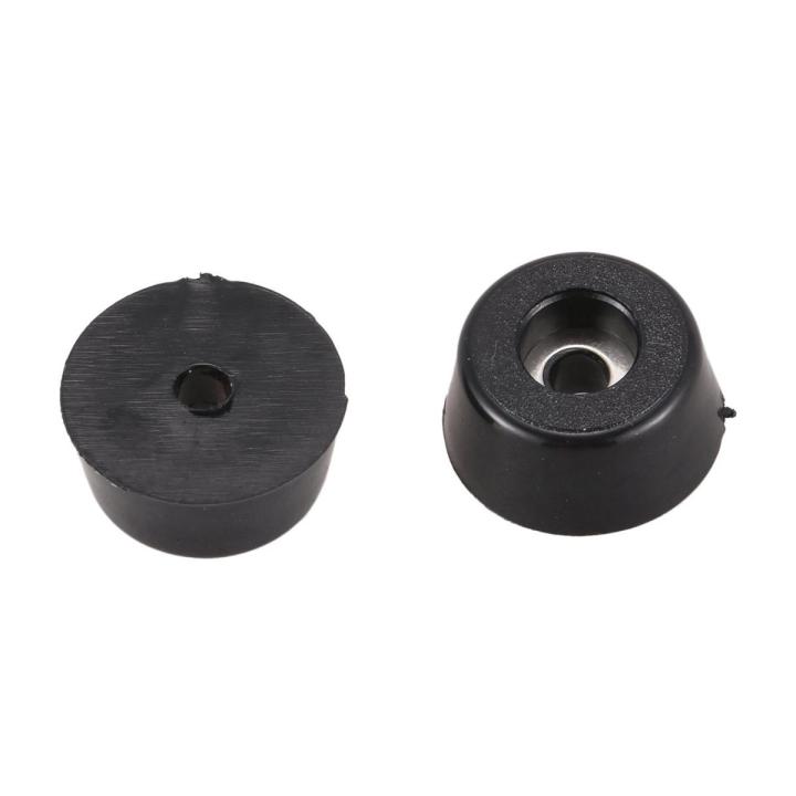 Furniture Non-slip Tapered Rubber Feet Washer 22mm x 10mm 24 Pcs
