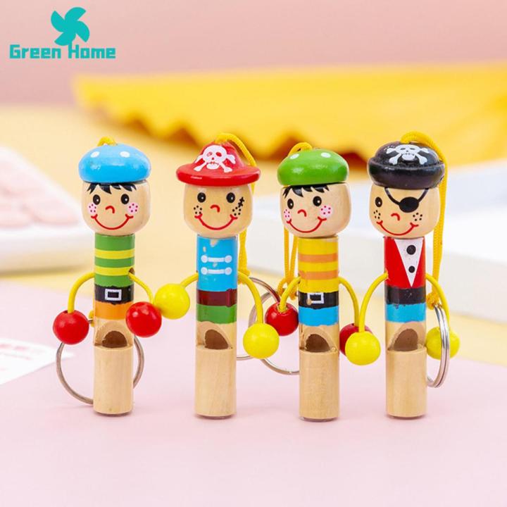 Green Home Cartoon Whistle Drop-resistant Cute Pirates Kids Toy