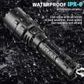M4 BESTSUN Tactical Flashlights Rechargeable 3000 High Lumen Super Bright LED Flashlight. 
