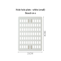 Hole Board Wall Shelf Hooks Self-Adhesive Storage Rack Desk Room Various Earphone Remote Control Storage Accessories,C,S. 