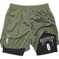 Anime Performance Shorts Toji Printed Men GYM Casual Sports Shorts Workout Running Mesh 2 In 1 Sport Short Pants. 