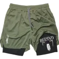 Anime Performance Shorts Toji Printed Men GYM Casual Sports Shorts Workout Running Mesh 2 In 1 Sport Short Pants. 