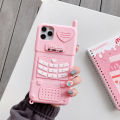 SUNAUDE Case For iphone 6 6 Plus 6s 6s Plus 7 8 7 Plus 8 Plus X XR XS XS Max 11 11 Pro 11 Pro Max 12 12 Pro 12 Pro Max 12 mini 13 13 Pro 13 Pro Max 13 mini 14 14 Pro 14 Pro Max 14 Plus Cute Cartoon Barbie Pink Funny Phone Case Silicone Full Soft Case. 
