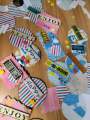 Handmade Embellishments for scrapbooking/card making or Journaling. 