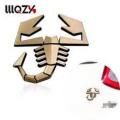 Alloy 3D Scorpio  Shape Badge Sticker Car Logo. 