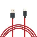 100% Original Xiaomi Mi Braided USB Type C Cable, Xiaomi SJX10ZM USB Type-C to USB-A Charge Sync Braided Cable 1M Red, Mi Type-C Braided Cable Red. 