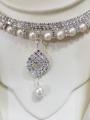 Silver Crystal Rhinestone Girls Jewellery Set Women Trendy Fashion. 