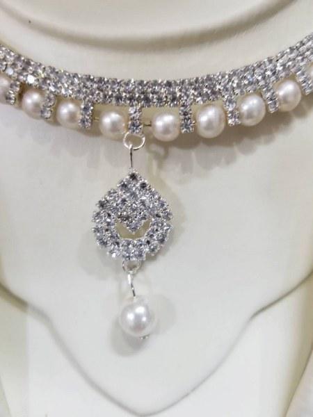 Silver%20Crystal%20Rhinestone%20Girls%20Jewellery%20Set%20Women%20Trendy%20Fashion%20-%20Image%203
