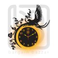 BB Bargain Bazzar Wall Clock 3D Bird style I Back Light variation Wall Clock I Wooden Watch Design Decoration Quartz Numeric For Home Decor Living Room And Offices And For Gifts. 
