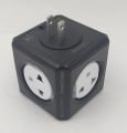 Techmanistan Power Cube, 5 Outlets Power Adapter Wall Adapter, Household Cube Socket Power Outlet, Extension,. 