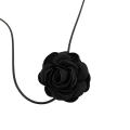 Small Rose Blossom Necklace Sparkling High Grade Popular Light Luxury Necklace Light Luxury Small And Popular Necklace for Wedding Party Daily Wear Gift Fashion Accessory. 